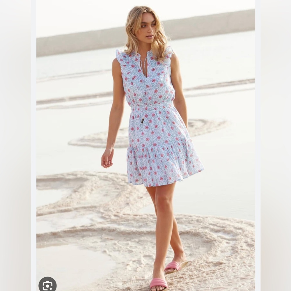 Oliphant Aqua Villa dress worn once to dinner - perfect condition!